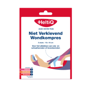 1111010 Heltiq Niet Verklevend Wondkompres 10x10 Cm 5 St.