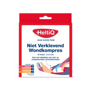 1111011 Heltiq Niet Verklevend Wondkompres 5x5 Cm 10 St.